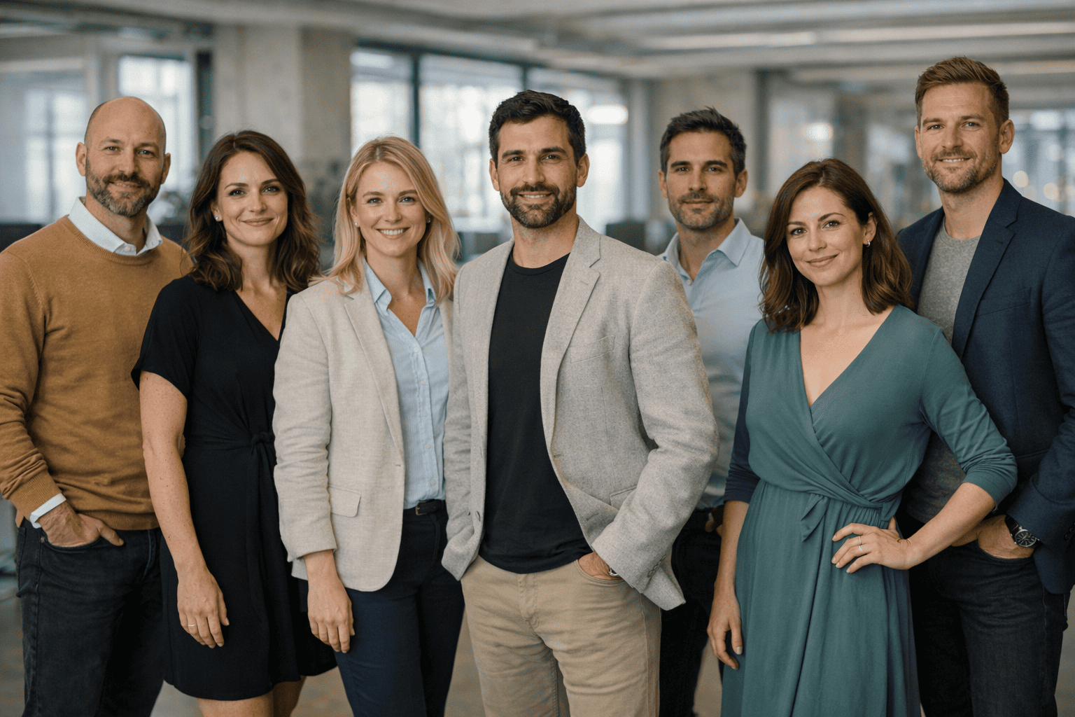 Team working on AI trading platform — Forêt Rendoire